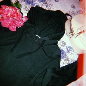 Green Cropped Hoodie